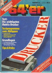 Cover Sonderheft 18 (Jahr unbekannt)